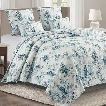 Tramas+ Colcha bouti dulce indigo 180x270 oferta