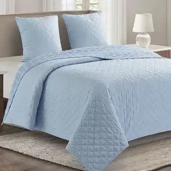 Tramas+ Colcha bouti sicilia indigo 180x270 oferta