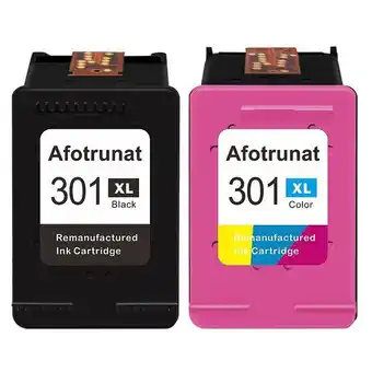 Aliexpress Afotrunat cartuchos de tinta para hp 301 xl negro y tricolor para hp deskjet 1000 1010 1050 1050a 2050 2050a 2540 envy 450 oferta