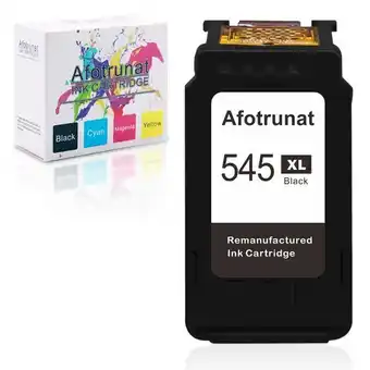 Afotrunat remanufacturado cartucho de tinta para canon 545 xl pg-545xl negro con pixma mg2450 mg2550s ts3151 ts3150 ts3350 mg