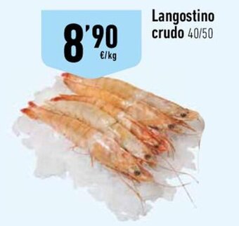 Supermercados Deza Langostino crudo 40/50 oferta