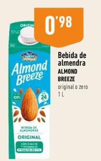 Supermercados Deza Almond Breeze Bebida de almendra original o zero 1 L oferta