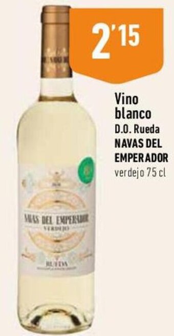 Supermercados Deza Navas Del Emperador Vino blanco D.O Rueda verdejo 75 cl oferta