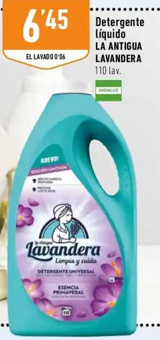 Supermercados Deza La Antigua Lavandera Detergente líquido 110 lav. oferta