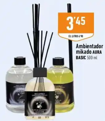 Supermercados Deza Aura Basic Ambientador mikado 500 ml oferta