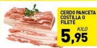 Hiperber Cerdo Panceta Costilla O Filete oferta