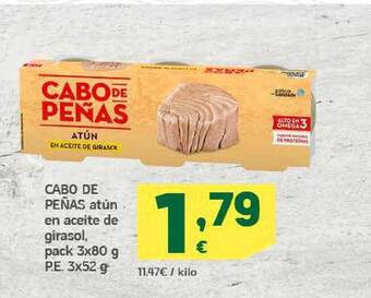 HiperDino Cabo De Peñas Atún En Aceite De Girasol oferta