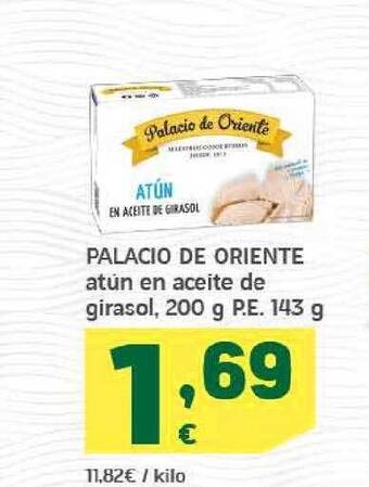 HiperDino Palacio De Oriente Atún En Aceite De Girasol oferta