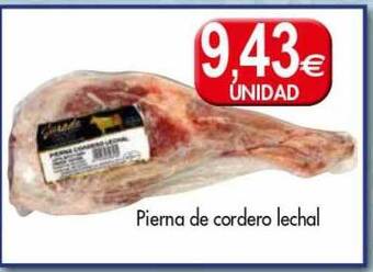 Congelados Copos Pierna De Cordero Lechal oferta