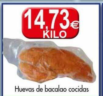 Congelados Copos Huevas De Bacalao Cocidas oferta