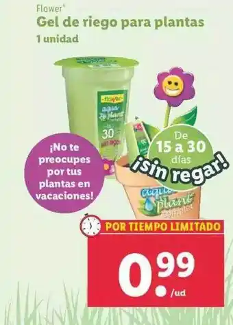 Lidl Flower Gel De Riego Para Plantas oferta