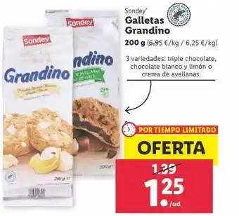 Lidl Sondey Galletas Grandino oferta