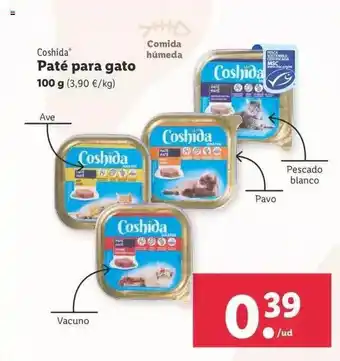 Lidl Coshida Paté Para Gato oferta