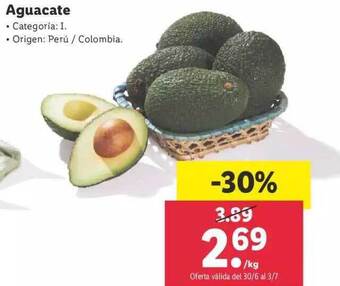 Lidl Aguacate oferta