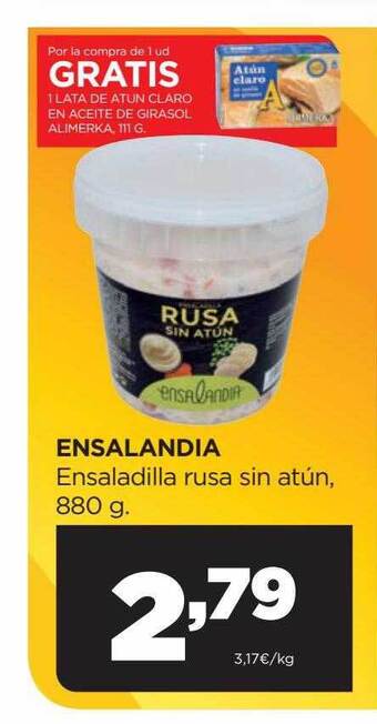 Alimerka Ensalandia Ensaladilla Rusa Sin Atún oferta