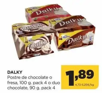 Alimerka Dalky Postre De Chocolate O Fresa O Duo Chocolate oferta