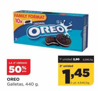 Alimerka La 2a Unidad 50% Dto Oreo Galletas oferta