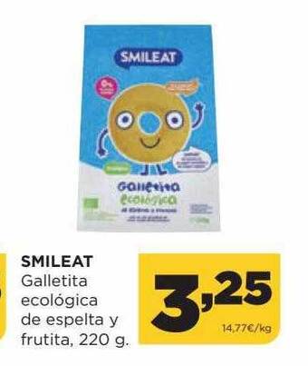 Alimerka Smileat Galletita Ecológica De Espelta Y Frutita oferta
