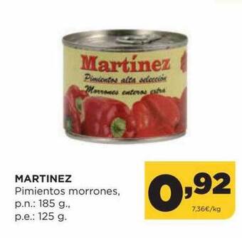 Alimerka Martinez Pimientos Morrones oferta