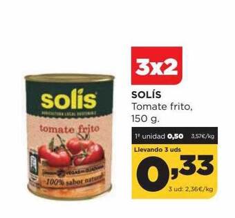 Alimerka Solís Tomate Frito oferta