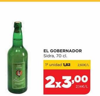 Alimerka El Gobernador Sidra oferta