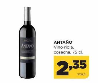 Alimerka Antaño Vino Rioja Cosecha oferta