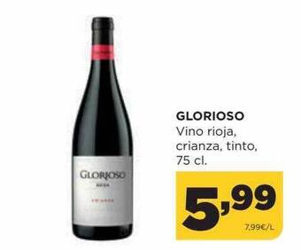 Alimerka Glorioso Vino Rioja Crianza Tinto oferta