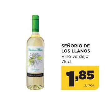 Alimerka Señorio De Los Llanos Vino Verdejo oferta