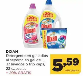 Alimerka Dixan Detergente En Gel Adiós Al Separar oferta