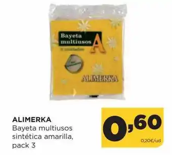 Alimerka Alimerka Bayeta Multiusos Sintética Amarilla oferta