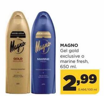 Alimerka Magno Gel Gold Exclusive O Marine Fresh oferta