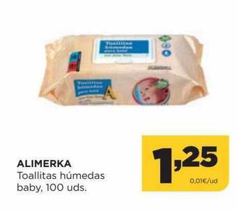 Alimerka Alimerka Toallitas Húmedas Baby oferta