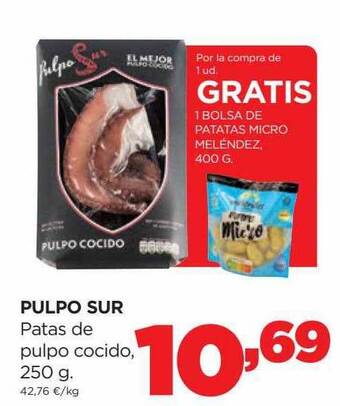 Alimerka Pulpo Sur Patas De Pulpo Cocido oferta