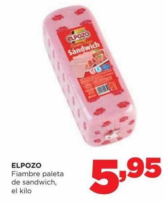Alimerka Elpozo Fiambre Paleta De Sandwich oferta