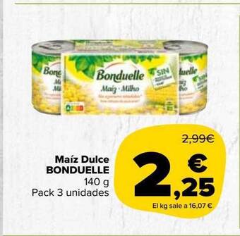 Carrefour Market Maíz Dulce Bonduelle oferta