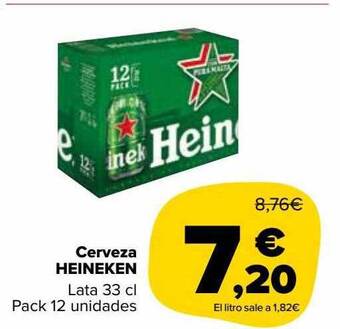 Carrefour Market Cerveza Heineken oferta