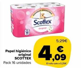 Carrefour Market Papel Higiénico Original Scottex oferta