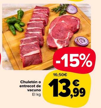 Carrefour Market Chuletón O Entrecot De Vacuno oferta