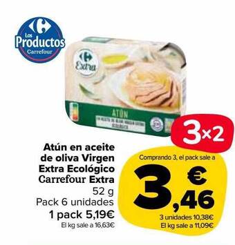 Carrefour Market Atún En Aceite De Oliva Virgen Extra Ecológico Carrefour Extra oferta