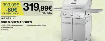 Costco Nexgrill Bbq 3 Quemadores oferta