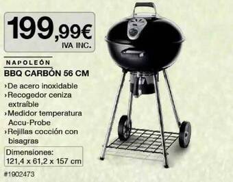 Costco Napoleón Bbq Carbón 56 Cm oferta