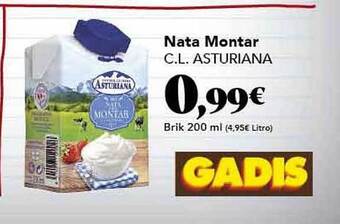Gadis Nata Montar C.l. Asturiana oferta