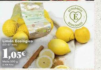 Gadis Limón Ecológico oferta