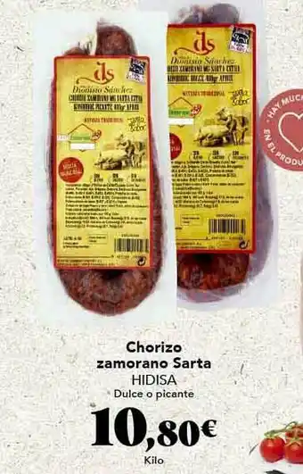 Gadis Chorizo Zamorano Sarta Hidisa oferta