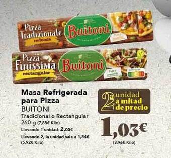 Gadis Masa Refrigerada Para Pizza Buitoni oferta