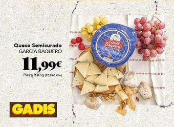 Gadis Queso Semicurado Garcia Baquero oferta