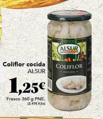 Gadis Coliflor Cocida Alsur oferta