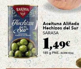 Gadis Aceituna Aliñada Hechizos Del Sur Sarasa oferta
