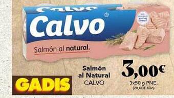 Gadis Salmón Al Natural Calvo oferta