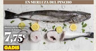 Gadis Merluza Del Pincho 1-2 Kg oferta